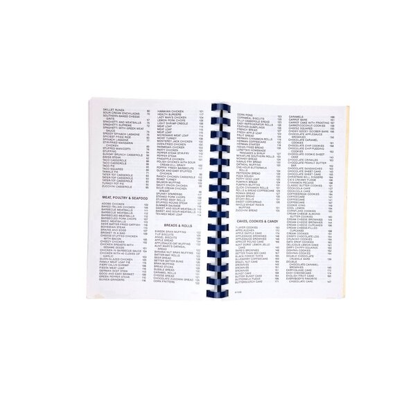 Vintage Cookbook Blue Cross Shield Kansas Taste Of Blues Employee Recipes 1992 - Picture 2 of 9